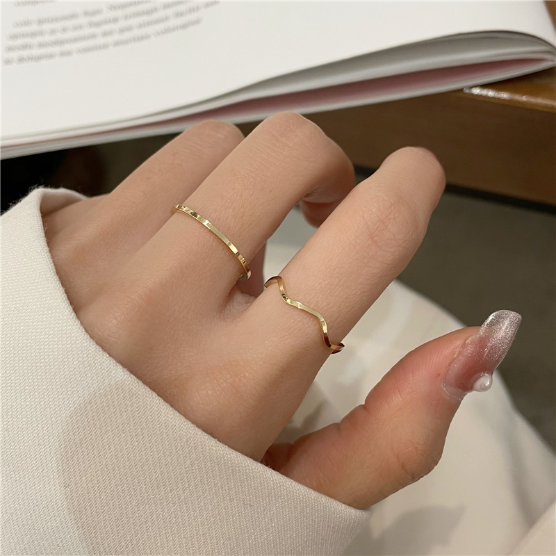 Bộ 2 nhẫn nữ thời trang