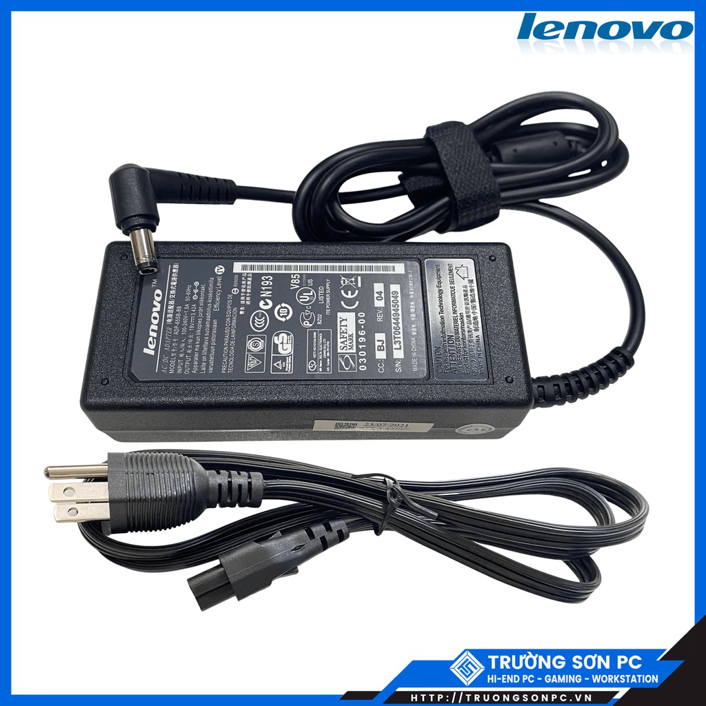 Sạc Laptop LENOVO 19V 3.42A 65W G410 G430 G450 Y450 T3200 G400 | Sạc Zin Cao Cấp