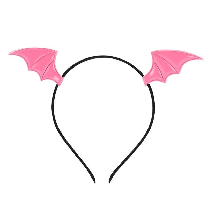 Flgo Kẹp Tóc Hình Cánh Dơi Kèm Choker Hóa Trang Động Vật Cho Bé Dịp Halloween