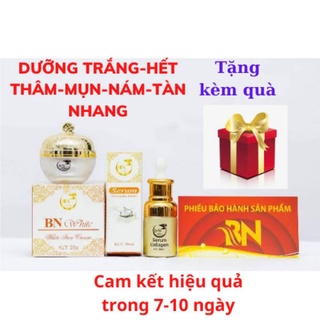 Bộ kem trắng da chống nắng BN WHITE