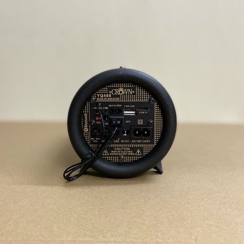 Loa Bluetooth SUB Crown 4 công suất 10W phi 11 cm