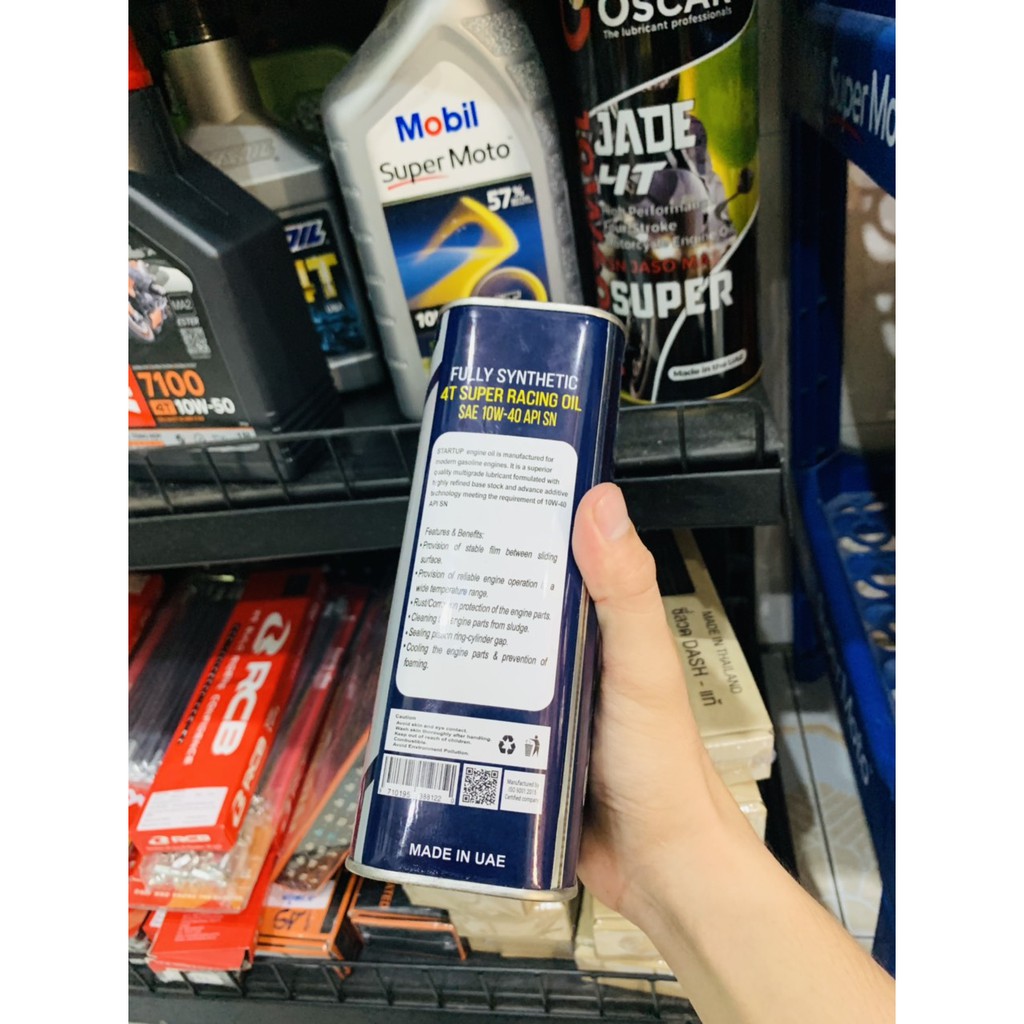 Nhớt starup nhập khẩu UAE chạy bốc lắm nha anh em