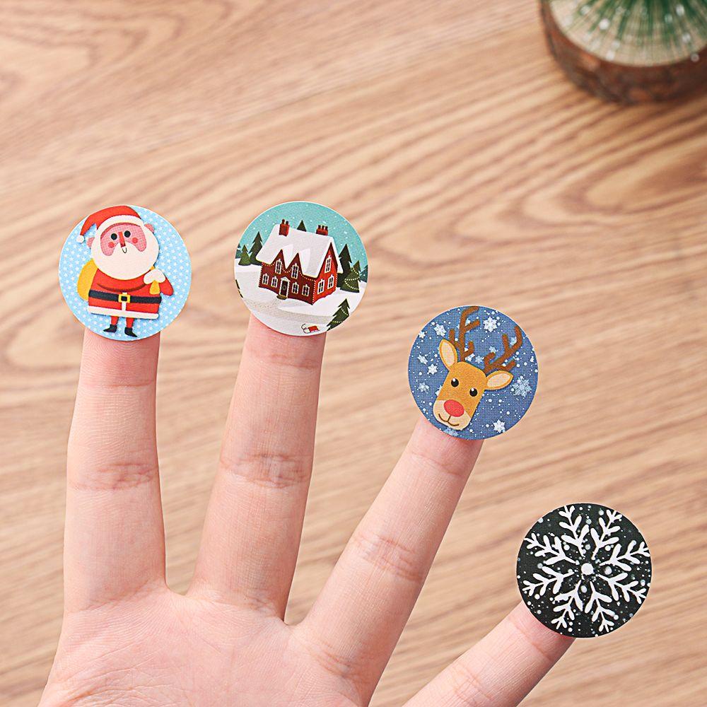 Cuộn 500 Nhãn Dán Trang Trí Giáng Sinh