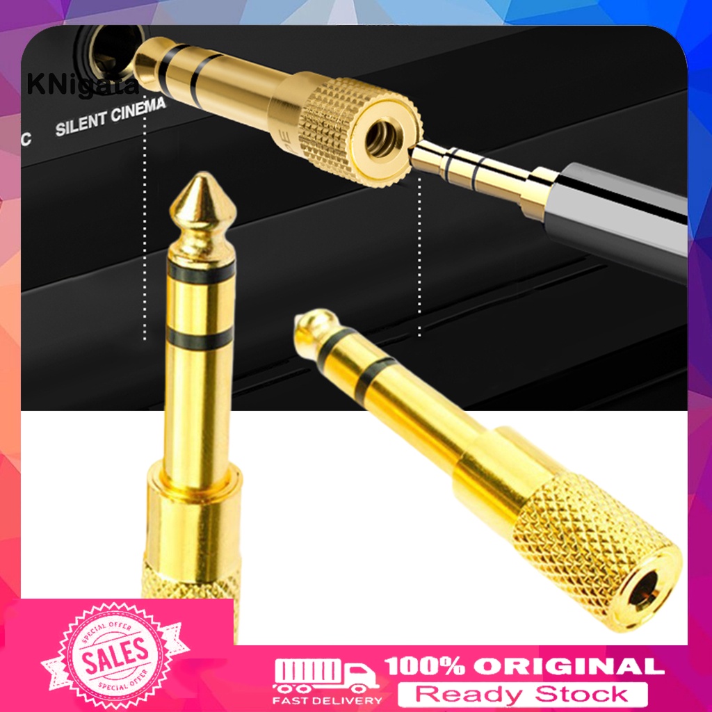 Đầu Nối Chuyển Đổi Giắc Cắm 3.5mm Sang 6.5mm / 6.5mm Sang 3.5mm Chuyên Dụng Cho Đàn Guitar Điện