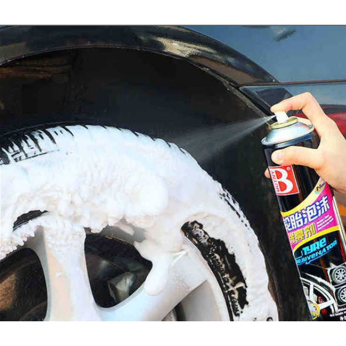 Lọ xịt vệ sinh, Làm Sạch Dưỡng Lốp Ô Tô Dạng Bọt Botny - B1107