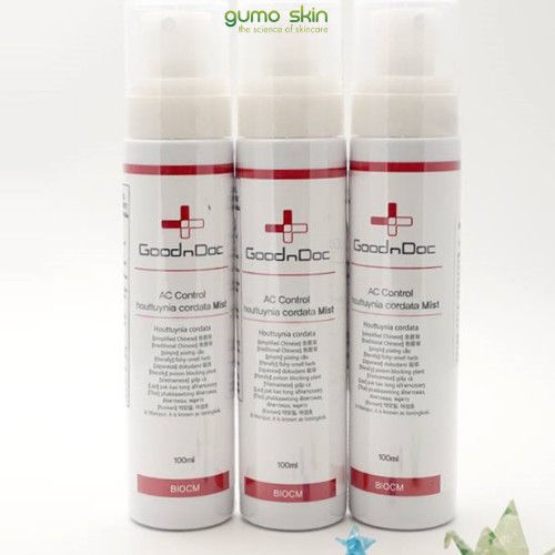 Goodndoc AC Control Houttuynia Cordata Mist - Xịt khoáng giảm mụn GoodnDoc AC Control Houttuynia Cordata Mist 100ml | BigBuy360 - bigbuy360.vn