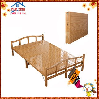 Giường Tre, sập tre Gấp Gọn, giường ngủ trưa thư giãn, Giường xếp Văn Phòng Đa Năng ( KÈM VIDEO THẬT)