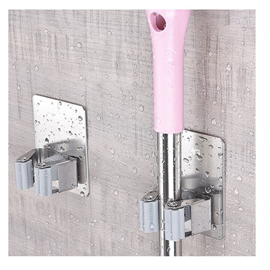 Móc treo ô, treo chổi đa năng dán tường - HV Store 167