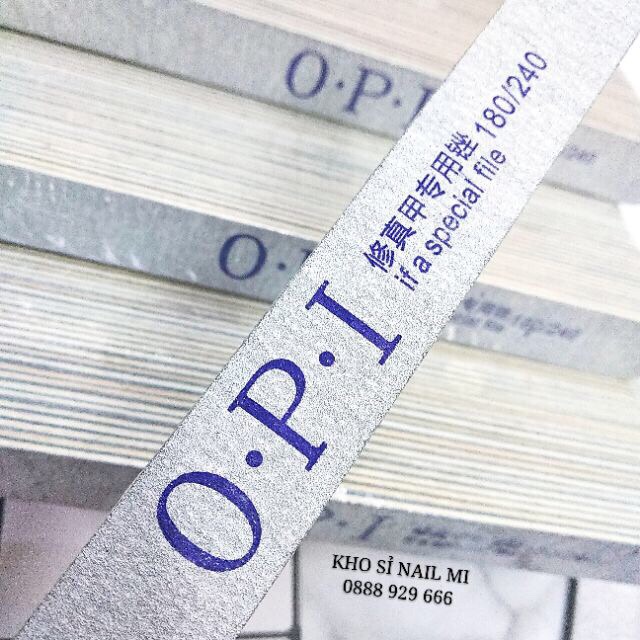 Phụ kiện nail giá rẻ giá tốt uy tín dũa móng tay OPI mỏng chà form móng