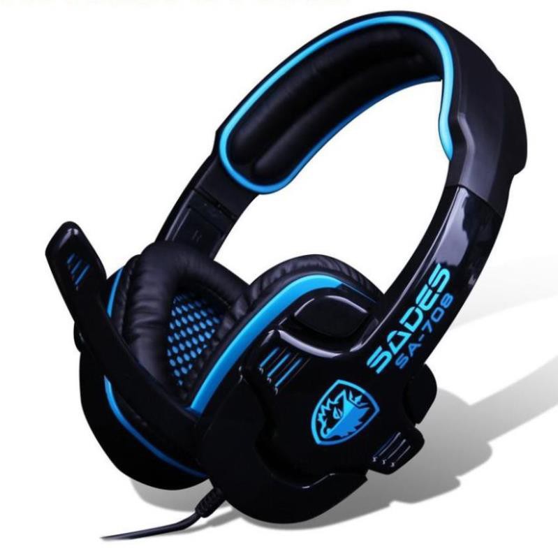 Tai nghe gaming  SA-708  SADEST GT  trùm tai Headphone gaming có mic tiện dụng cho PS4 PC Laptop | BigBuy360 - bigbuy360.vn