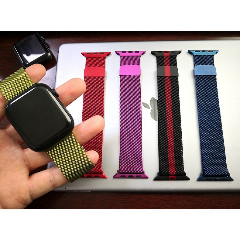 Dây Đeo Apple Watch Thép Không Gỉ - Khóa Nam Châm dành cho Apple Watch Series 5/4/3/2/1/W26/T500/W6