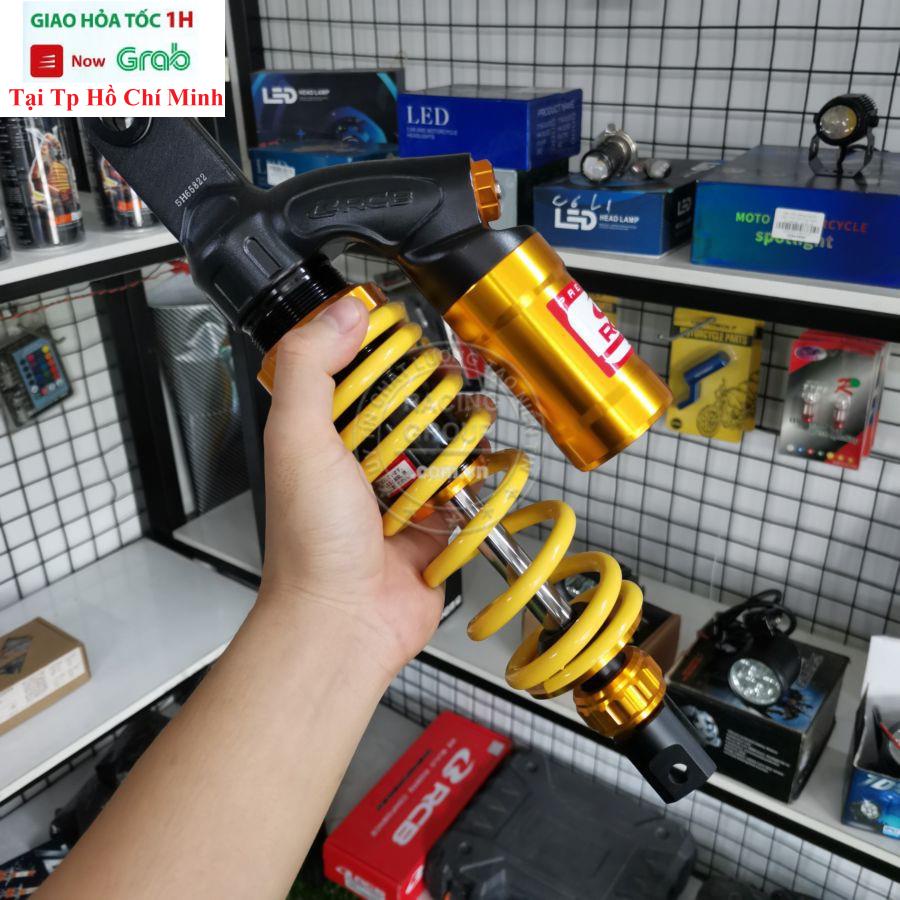 Phuộc Nhún Racing Boy Sau VE Click 125i 330mm Ty Vàng Cho Vario, Click, Vision, Fee Go Chính Hãng Bảo Hành 12 Tháng