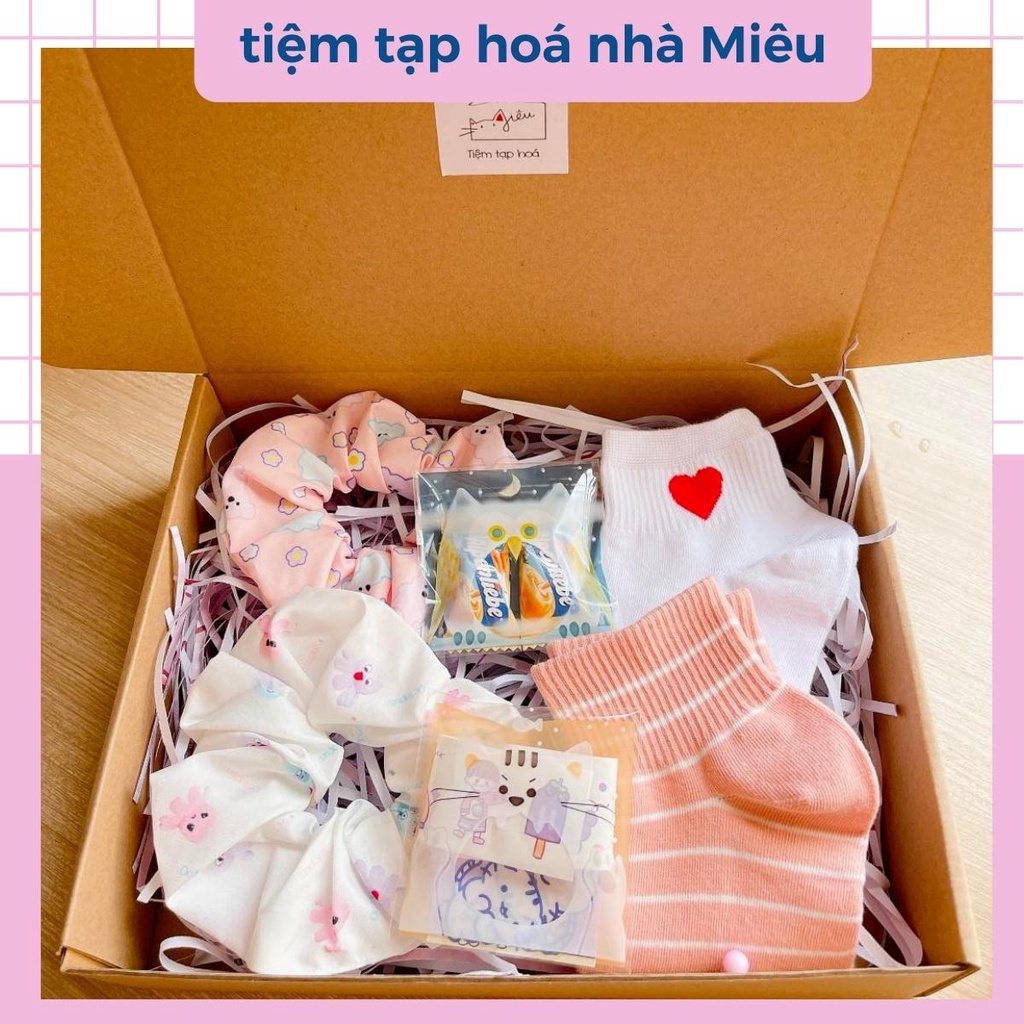 Set combo quà tặng bạn gái - người yêu - chị em gái - Combo thương 🎁 tiệm tạp hoá nhà Miêu