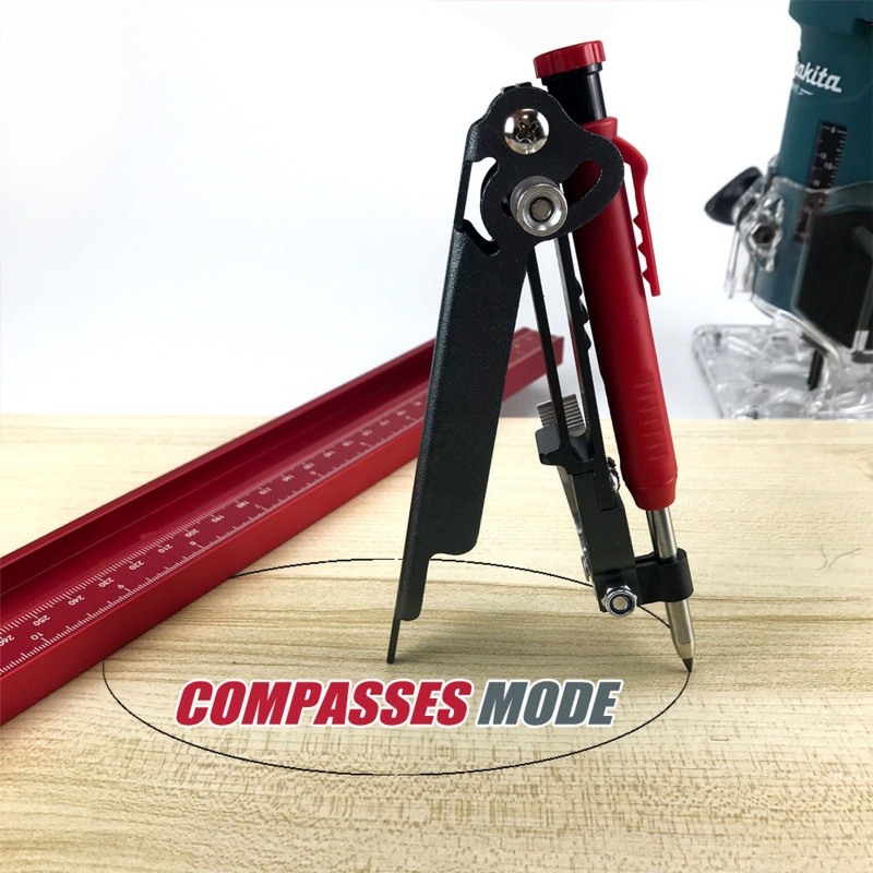 Thước Đo Đường Viền Bút Chì Khoét Sâu DIY Có Thể Điều Chỉnh