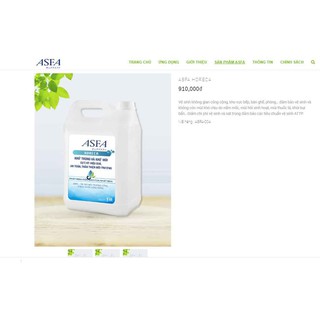 Dung dịch nước khử khuẩn Asfa Horeca 5L