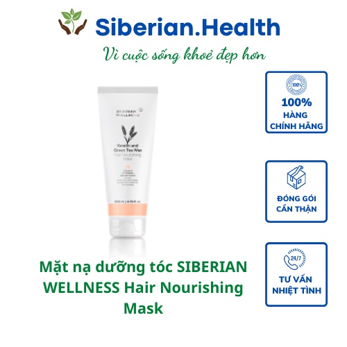 [ 416046 ] Mặt nạ dưỡng tóc SIBERIAN WELLNESS Hair Nourishing Mask – 200 ml/tuýp