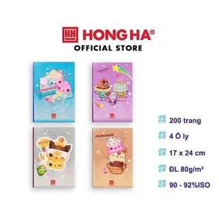 Vở 4 ô ly 200 trang South Star Cupcake 0748 màu ngẫu nhiên, chất lượng an toàn