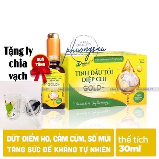 Dầu tỏi Diệp Chi gold bé hết ho sổ mũi, đề kháng tốt + tặng 10 khẩu trang 5D