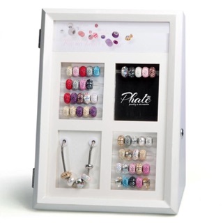 BeCharm Pha Lê Swarovski Mặt Cắt Dát Hình Thoi S14mm