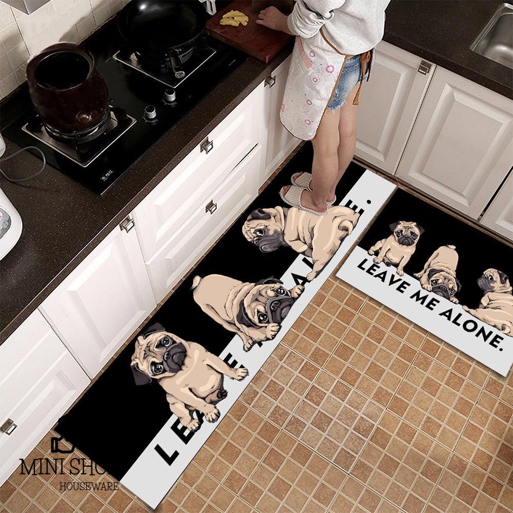 (1Tấm 40 x120Cm) Tấm Thảm Lau Chân Nhà Bếp Dài Chống Trượt Thấm Nước Cao Cấp