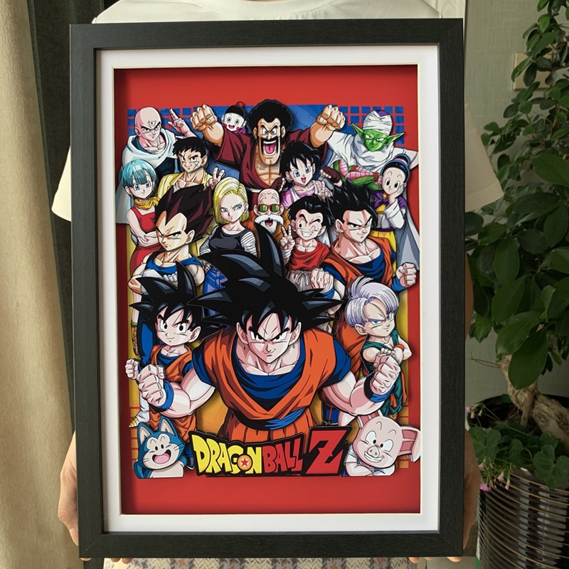 Tranh 3d songoku và các nhân vật dragonball