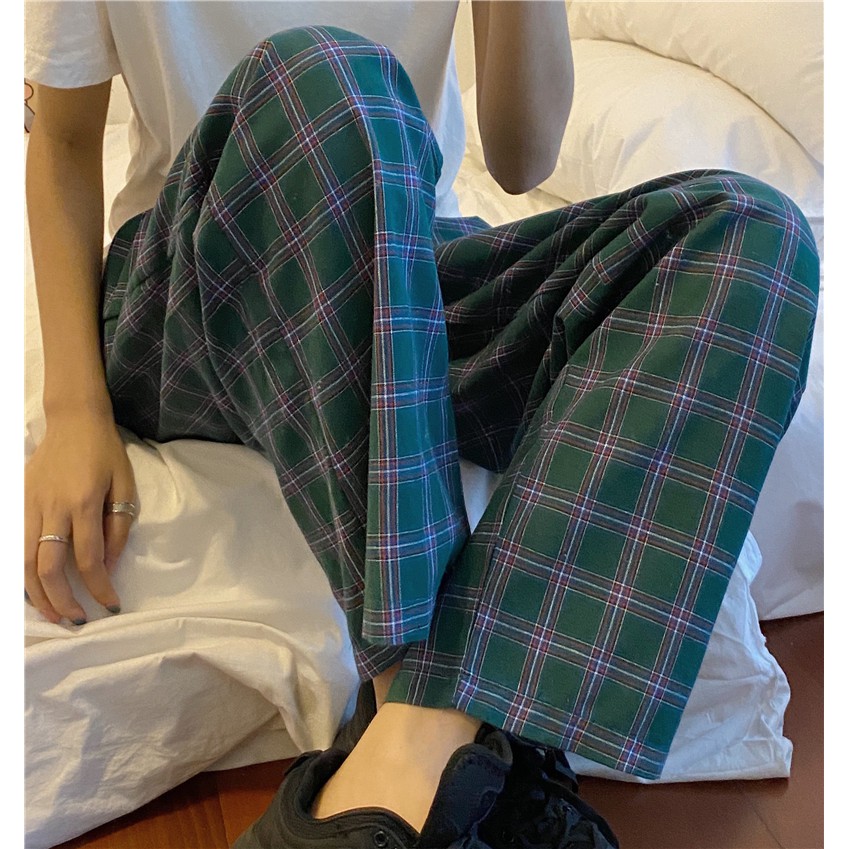 [SẴN] Quần vải caro Ulzzang Quảng Châu QDV2 | BigBuy360 - bigbuy360.vn