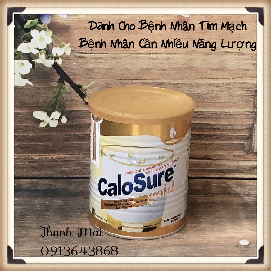 Sữa Calosure Gold 400gr Dành Cho Bệnh Nhân Tim Mạch, Người Cần Nhiều Năng Lượng