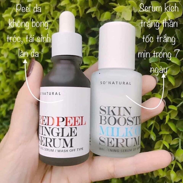 ( MẪU MỚI DATE 2022) TINH CHẤT DƯỠNG TRẮNG SKIN BOOSTER MILK OIL SERUM 30ml