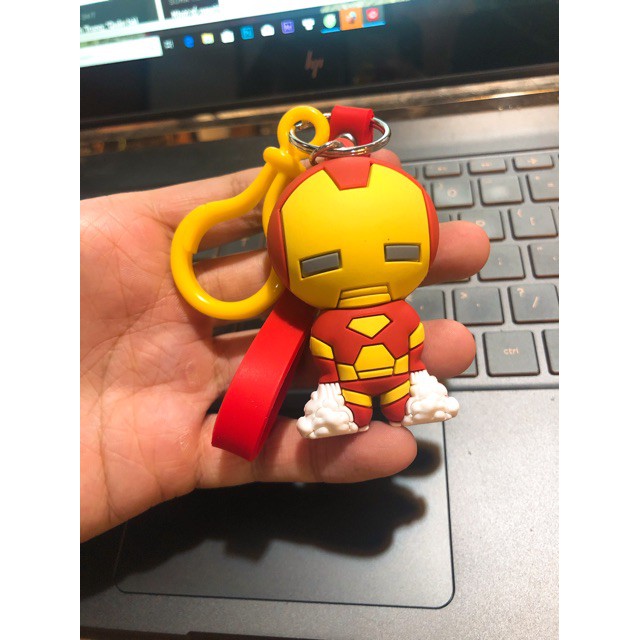  Móc khoá Chibi Ironman nhựa cao cấp  PYJ-5800T