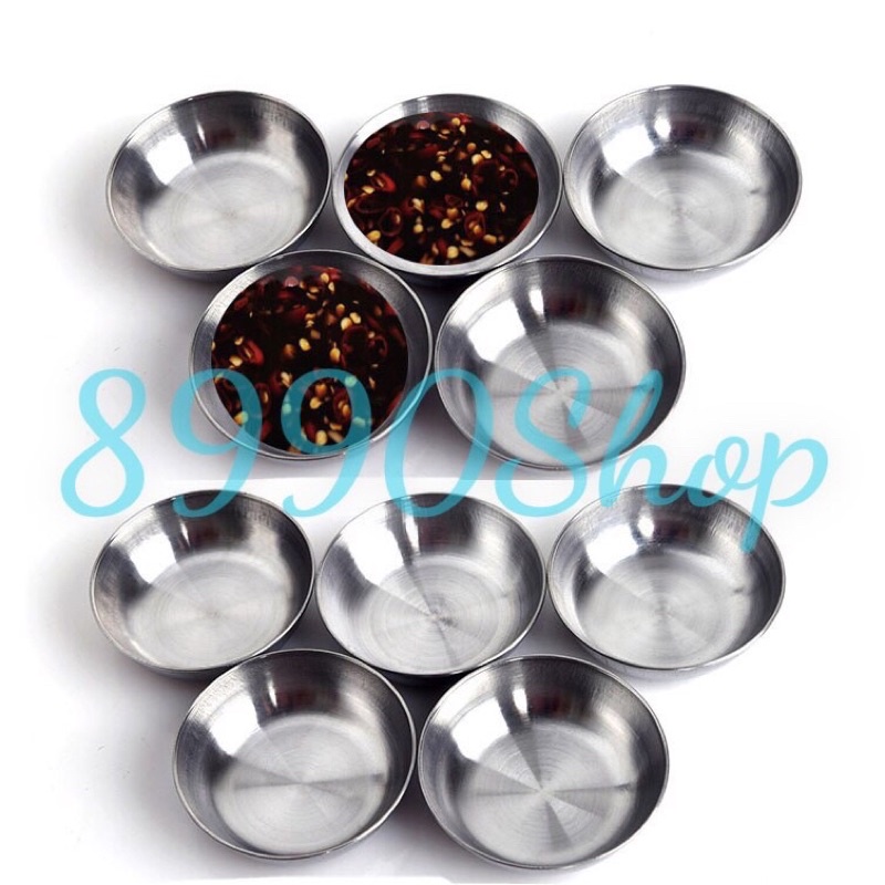 Chén Đựng Tương , Làm Bánh Bèo Chất Liệu Inox Cao Cấp