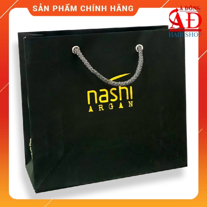 TÚI GIẤY NHÃN HIỆU NA.SHI ĐỰNG DẦU GỘI XẢ MỸ PHẨM