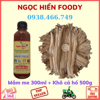 Combo khô cá hố rút xương 500g và mắm me chua cay chai 300ml, NGỌC HIỂN FOODy