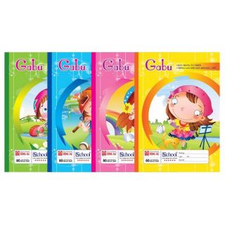 10 VỞ 4 Ô LY HỒNG HÀ 80 TRANG GABU 0549