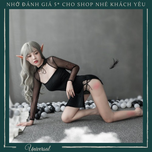 Váy Phong Cách Sườn Xám Xẻ Tà Cao Hai Bên Siêu Gợi Cảm - Cosplay Cô Nàng Trung Quốc UNIVERSALXXX - DNS23 | BigBuy360 - bigbuy360.vn