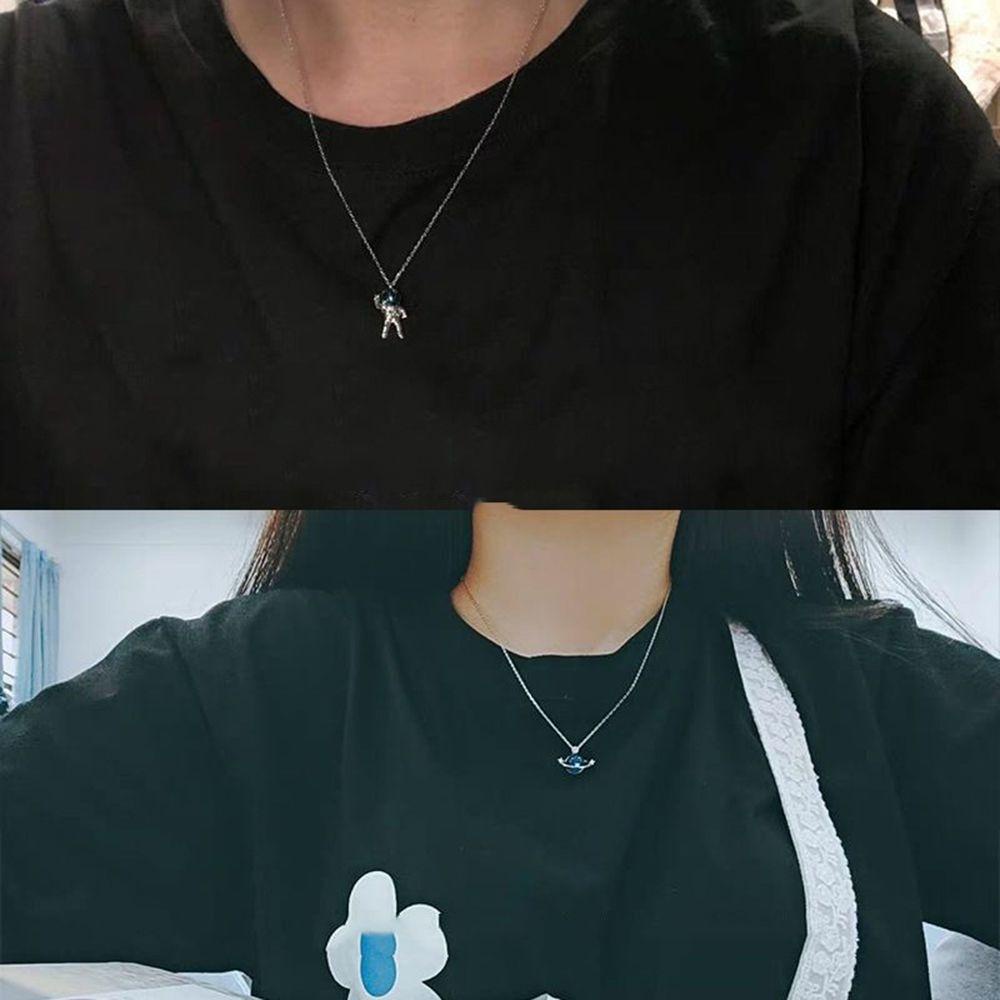 Vòng cổ Mặt Hình Phi Hành Gia Thời Trang Cho Cặp Đôi