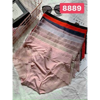 Quần lót nữ cotton phối ren cạp cao gen bụng - freesize - quần chíp nữ hàng cao cấp FLQ48