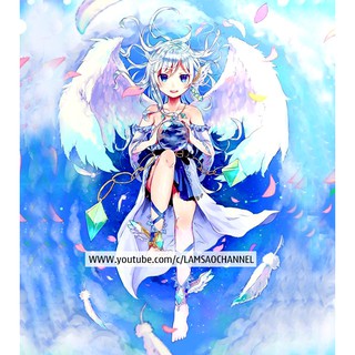 Bộ bài tarot oracle thiên thần xanh - bài handmade bản gốc -phiên bản tiếng việt và tiếng anh -  lamsaoshop