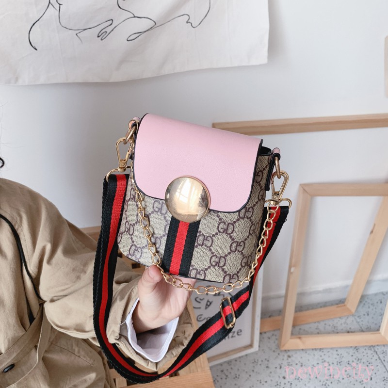 Túi Đeo Chéo In Hoa Phong Cách Hàn Quốc Cho Bé Gái