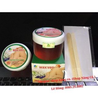 [Chính Hãng] WAX LÔNG VEO Tẩy sạch MỌI VÙNG Lông, TẶNG kèm giấy wax và que gạt (Wax kem tẩy lông, Triệt lông Vĩnh viễn)