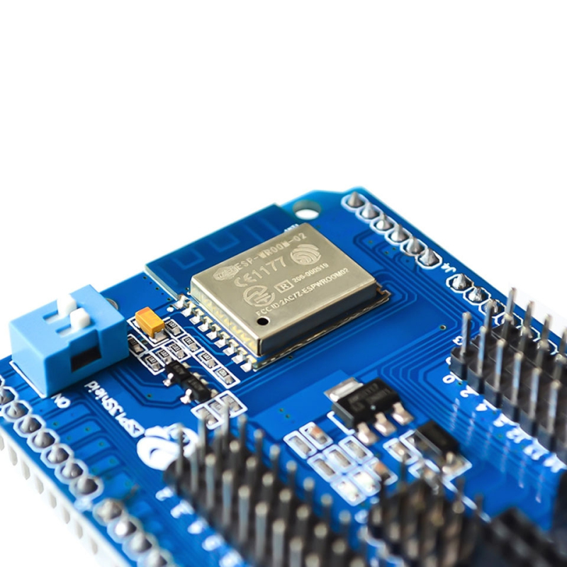 【Ready Stock】 ESP8266 Web Sever Serial WiFi Shield Board Module With ESP-wroom-02 For Arduino UNO R3 2560 【queen2019】