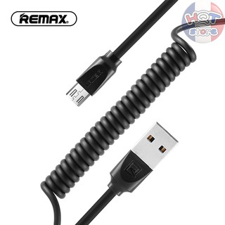 Cáp sạc nhanh Type-C lò xo xoắn Remax RC-117a