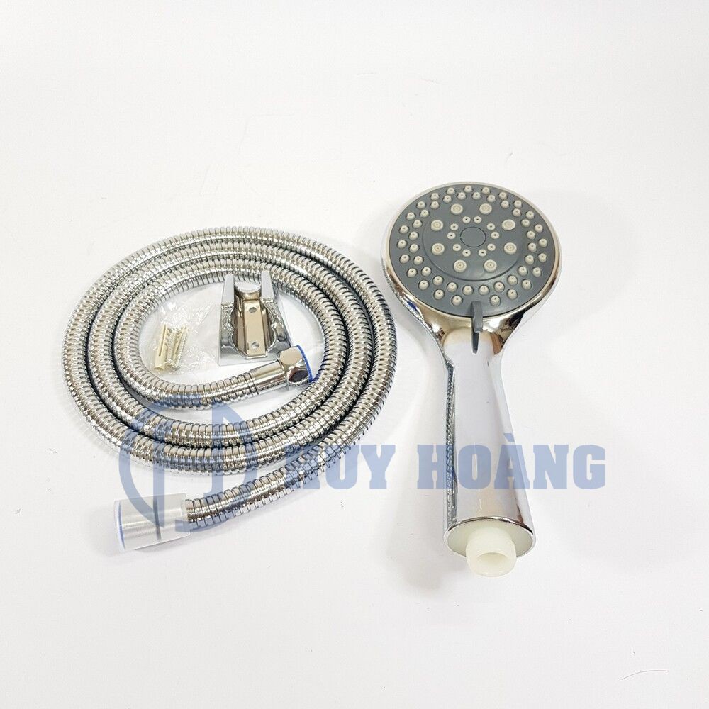 Bộ Sen Tắm Nóng Lạnh Đồng Mạ Crom Cao Cấp Hàn Quốc Daewon ST0602 (Củ Sen, Bộ Dây Bát Sen Massage 5 Chế Độ)