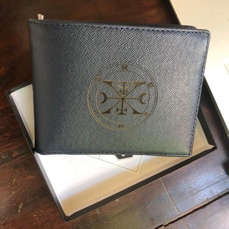 Ví Da Khắc - In Màu theo yêu cầu Saigon leather VKT001