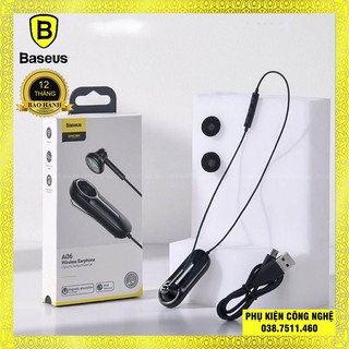 Tai nghe bluetooth dạng kẹp áo - Bluetooth Baseus Encok A06