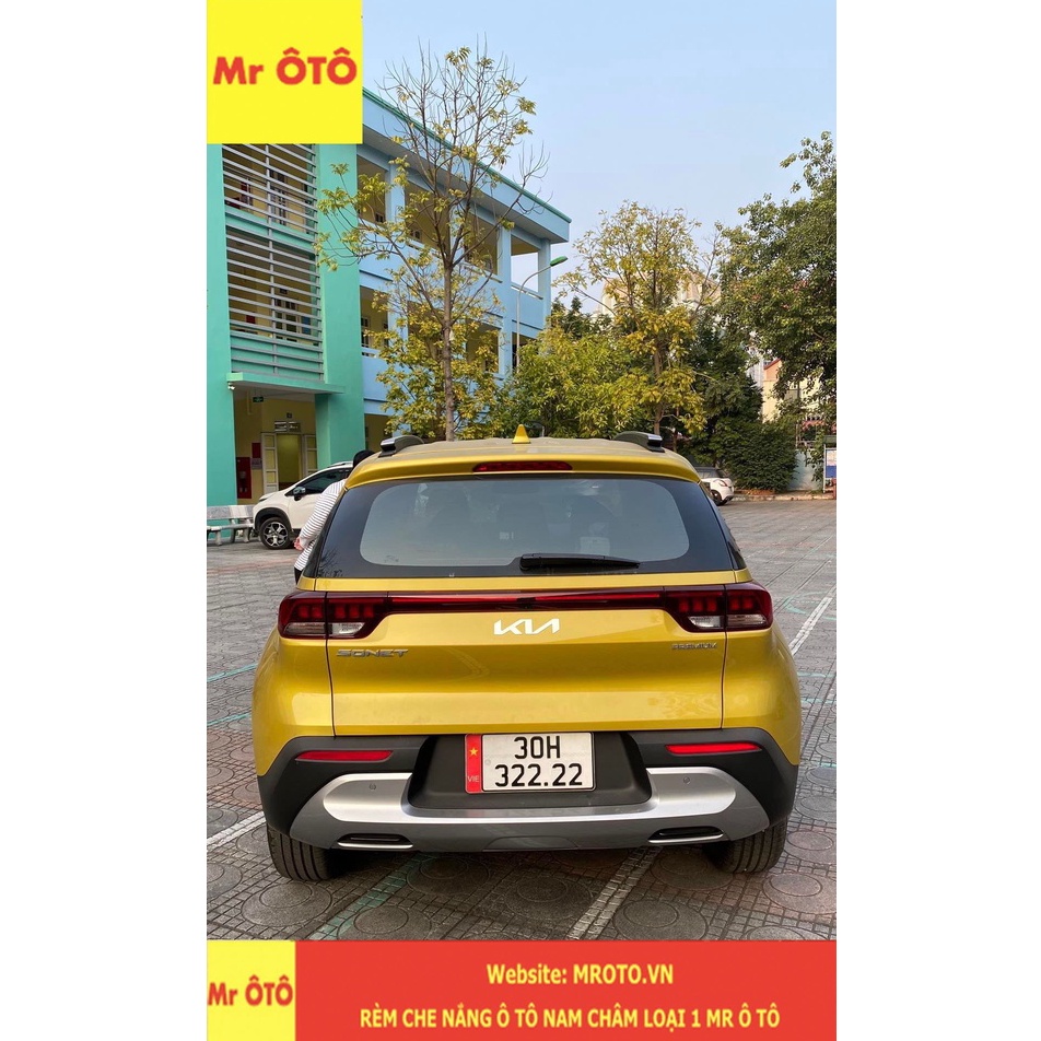 Rèm Che Nắng Xe Kia Sonet Loại 1 Mr.OTO. Bảo Hành 24 tháng. Cam Kết Chuẩn Khít Theo Xe
