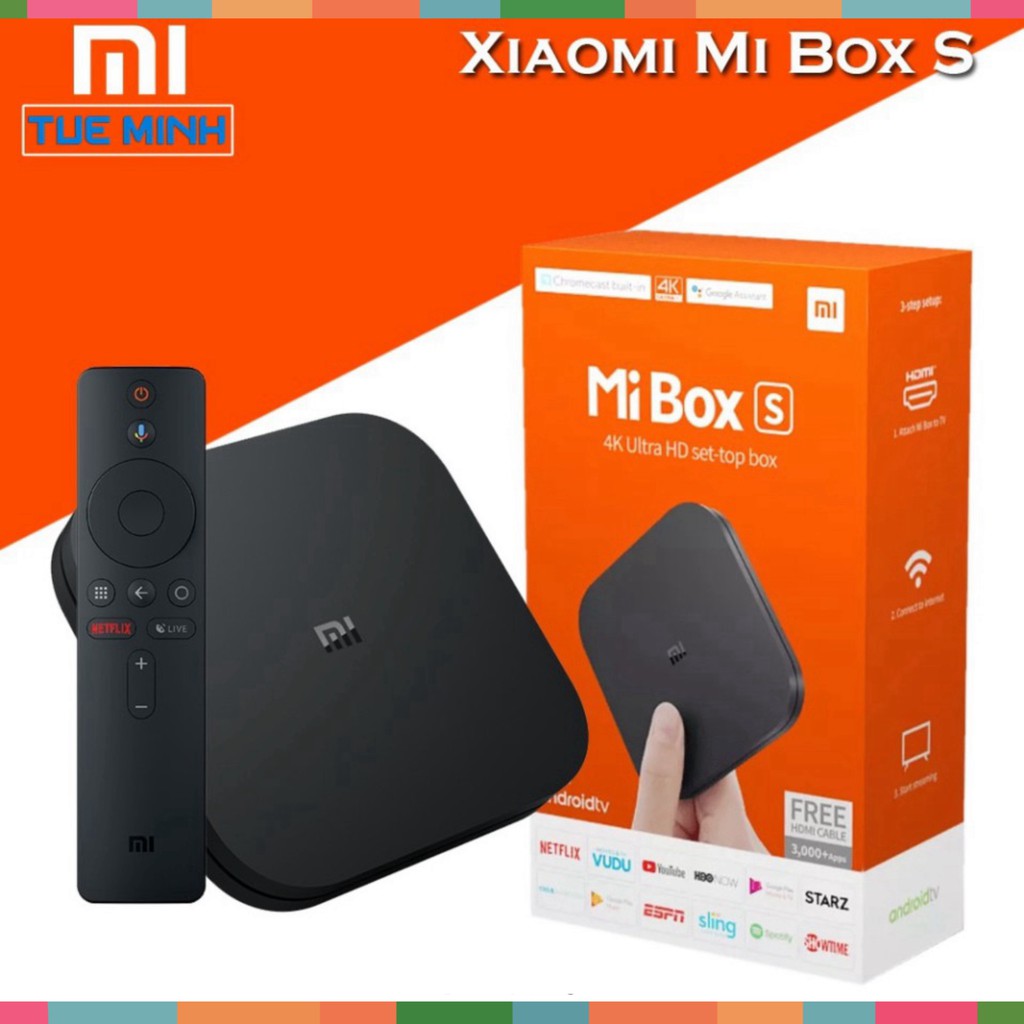 GIÁ BẤT DIỆT Android Tivi Box Xiaomi Mibox S - Hàng Digiworld phân phối chính hãng GIÁ BẤT DIỆT