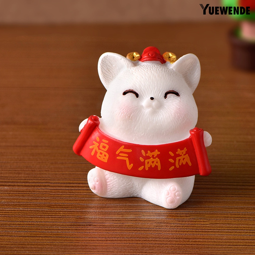 Tượng mèo thần tài hoạt hình dùng trang trí nhà cửa