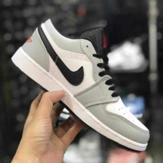[Full bill +box] Giày Jordan Cổ Thấp Nam Nữ, Giày Sneaker JD1 Xám Trắng Low gray Thời Trang Cao Cấp Hottrend 2022 | BigBuy360 - bigbuy360.vn