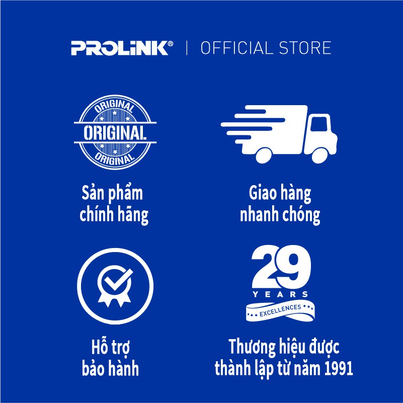 Củ sạc nhanh 20W PROLiNK PTC21801 có 2 cổng USB-A &amp; USB-C dành cho iPhone, iPad, Samsung, Xiaomi