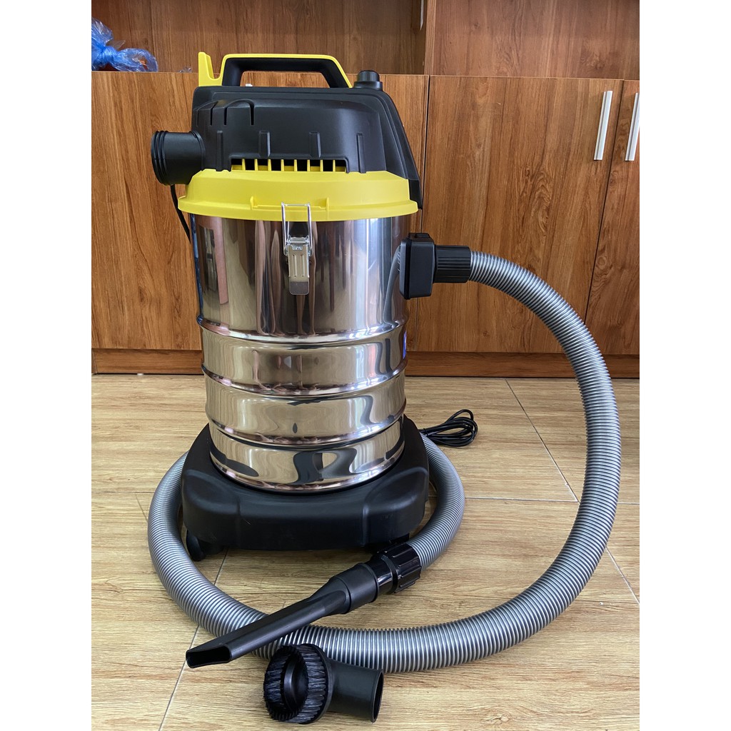 Máy hút bụi công nghiệp 6 phụ kiện-khô và ướt- vệ sinh nhà xưởng- máy móc